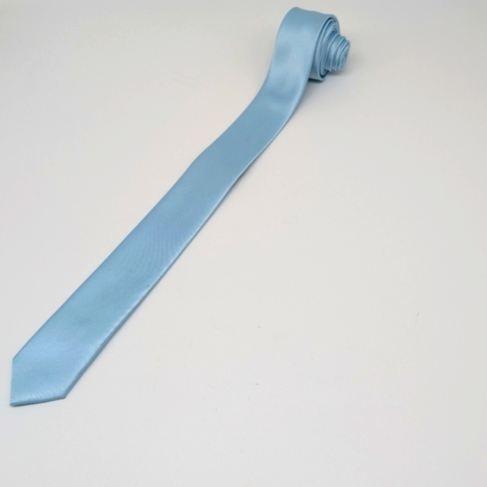 Romario Manzini Sky Blue Skinny Tie 2x56